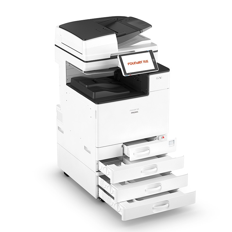 复印机 方正/Founder FR6260C 彩色 四纸盒 原装工作台 有线 复印
