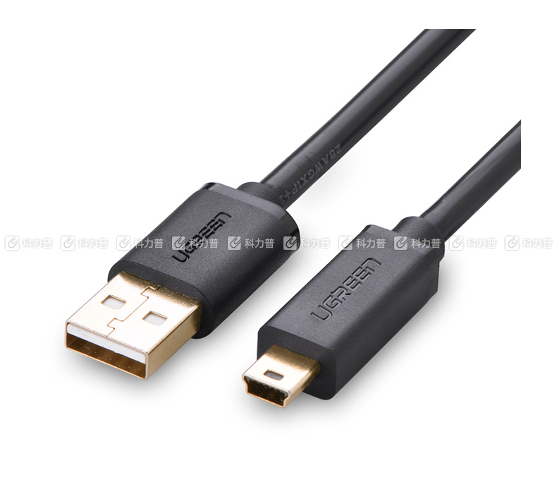 绿联 UGREEN 数据线 USB2.0转Mini 5pin 10385 1.5米 
