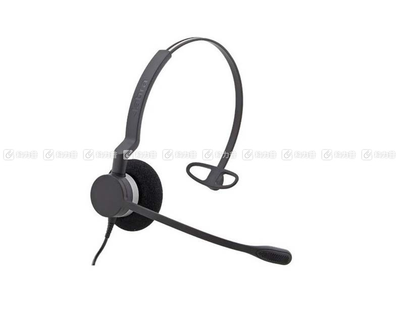 捷波朗 Jabra 话务耳机 BIZ 2300 MONO-PC 单耳 (黑色) 含PC双插线