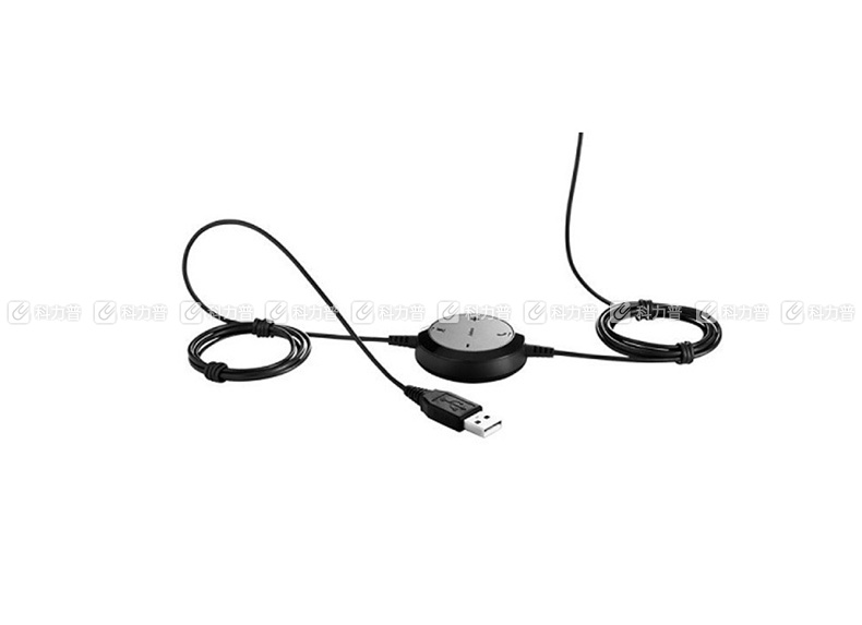 捷波朗 Jabra USB耳机 EVOLVE 20 STEREO (黑色) 高保真立体声