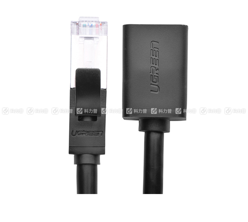 绿联 UGREEN 连接线 六类网络延长器 11283 NW112 RJ45 5米 