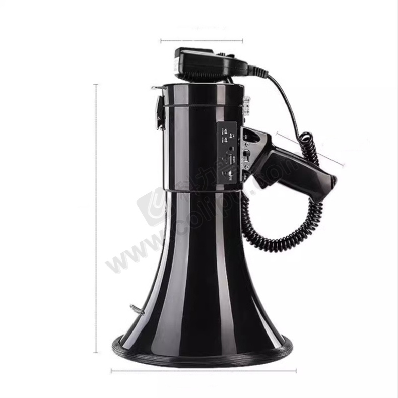 雷公王 喊话器50w大功率喇叭手持扩音器可插卡录音喇叭 cr