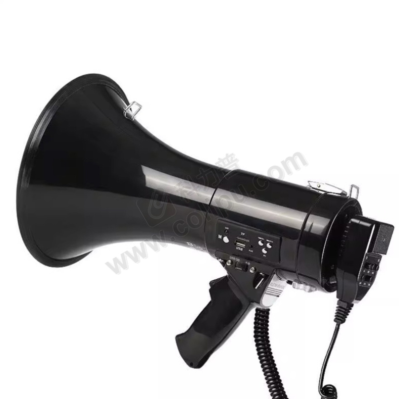 雷公王 喊话器50w大功率喇叭手持扩音器可插卡录音喇叭 cr