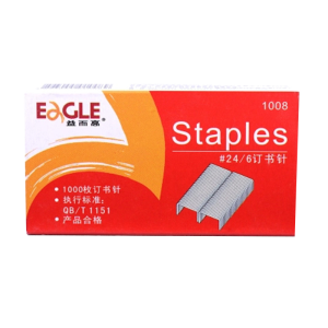 益而高 Eagle 订书针 1008 #24/6  1000枚/盒