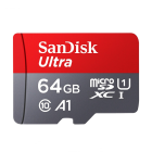 闪迪 SanDisk A1 TF存储卡 MicroSDXC UHS-I U1 C10 A1 SDSQUNC-064G-ZN3MN 64G读速120MB/s 至尊高速