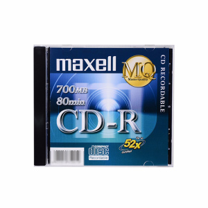麦克赛尔 麦克赛尔 maxell CD-R光盘 CD-R  厚盒 单片装    光盘