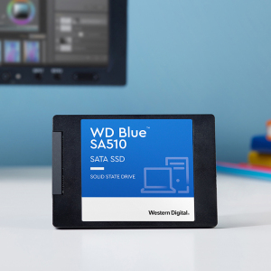 西部数据 SSD固态硬盘 3D技术 高速读写 SA510 SATA Blue系列 1TB