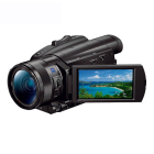 索尼 SONY 数码摄像机 FDR-AX700 含可重复充电电池*2 闪迪高速内存卡128G 相机包 