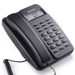 飞利浦 飞利浦 PHILIPS 电话机 TD-2808 （黑色）    普通电话机