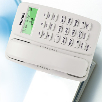 飞利浦 飞利浦 PHILIPS 电话机 TD-2808 （白色）    普通电话机