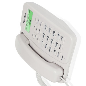 飞利浦 飞利浦 PHILIPS 电话机 TD-2808 （白色）    普通电话机