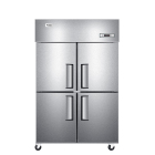 海尔 Haier 商用立式不锈钢四门冷柜 SL-1050D4 890L (银色) 单温全冷冻冰柜(偏远地区加收运费，详询客服)