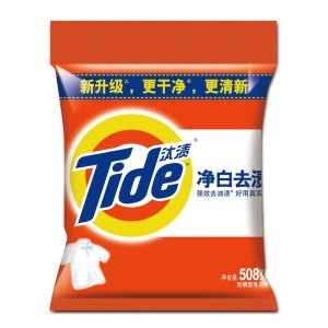 汰渍 Tide 净白去渍洗衣粉 508g/袋  12袋/件