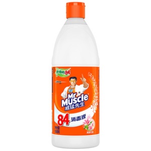 威猛先生 Mr Muscle 84消毒液 (清新花香) 500g/瓶  20瓶/箱
