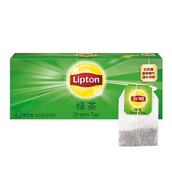 立顿 立顿 Lipton 绿茶 S25 2g*25包/盒  24盒/箱  2g*25包/盒  袋泡茶