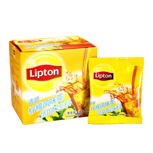 立顿 Lipton 清新柠檬茶 18g*10包/盒  24盒/箱