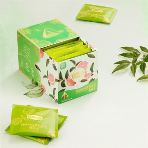 立顿 立顿 Lipton 西柚风味茉莉花茶 调味茶 S10 2.5g*10包/盒 24盒/箱   2.5g*10包/盒  24盒/箱  袋泡茶