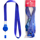 优和 易拉扣卡套挂绳 6744 32×19 ABS+尼龙 1.5cm (深蓝) 