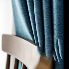 水星家纺 遮光窗帘 1.8米宽*2.6米高单开 (蓝色) 