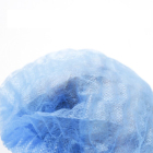 贝傅特 一次性头套 无纺布食品帽子 条形厨房打扫卫生车间无尘帽加厚防尘帽 20只/袋 (蓝色)